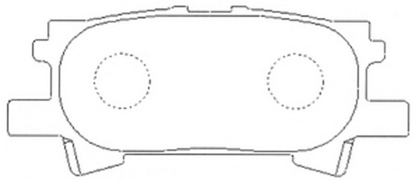 FP0996 FIT Колодки тормозные[RR] TOYOTAHaRRier20032009RX20032009Highlander20042007