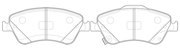 FP1571 FIT Колодки тормозные передние 136*67/61 мм AURIS 150-180 COROLLA 150 FP1571 FIT