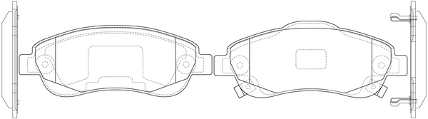 FP8192 FIT Колодки тормозные[FR] HONDACR-V2007наст. время