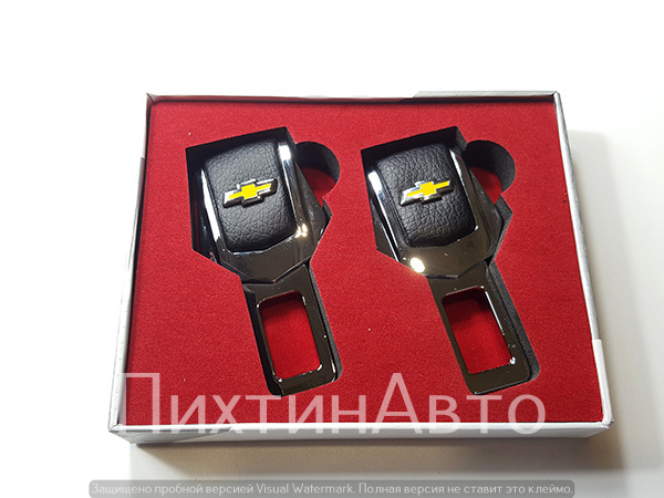 2355 IDV Заглушка ремня безопасности металл+кожа (01) 2355