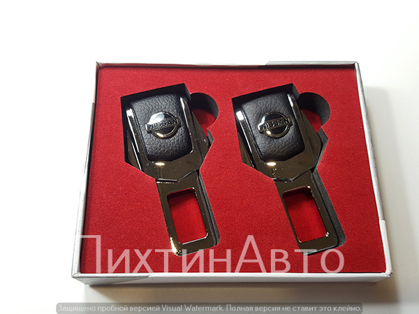 2359 IDV Заглушка ремня безопасности металл+кожа (01) 2359
