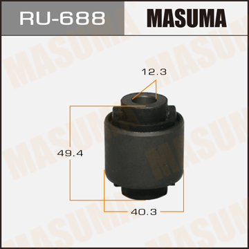 RU688 MASUMA Сайлентблок рычага подвески задней поперечного верхнего внешний Masuma