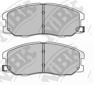 PN0068 NIBK Колодки тормозные GM CAPTIVA/ANTARA 06- перед.