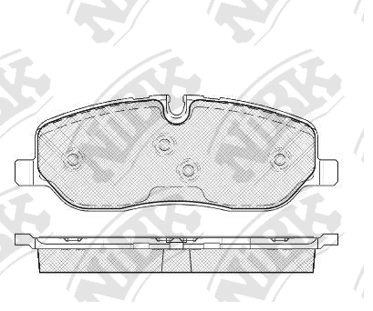 PN0484 NIBK Колодки тормозные LAND ROVER DISCOVERY/RR SPORT 05- перед.