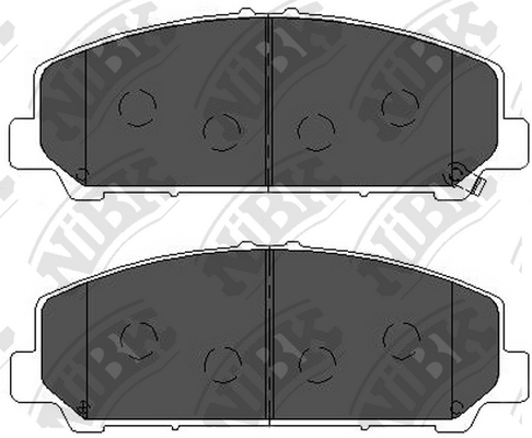 PN0841 NIBK Колодки тормозные INFINITY QX56 01-09 перед.