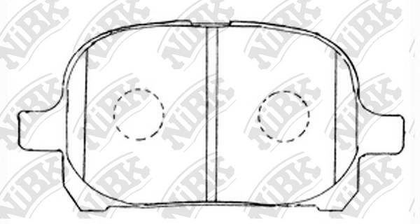 PN1401 NIBK Колодки тормозные TOYOTA CAMRY 96-01 перед.