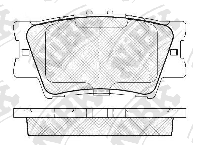 PN1522 NIBK Колодки тормозные TOYOTA RAV 4 06- задн.