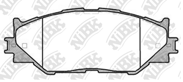 PN1829 NIBK Колодки тормозные LEXUS IS 05- 3.5 перед.