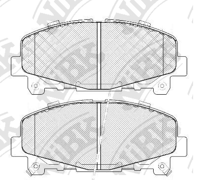 PN8865 NIBK Колодки тормозные передние HONDA ACCORD 08- PN8865