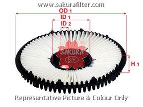 A1043 SAKURA фильтр воздушный