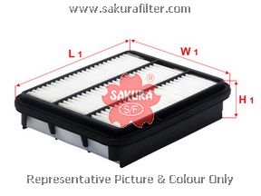 A1046 SAKURA Фильтр воздушный MITSUBISHI Eclipse/Galant/Space Runner/Wagon 92-99