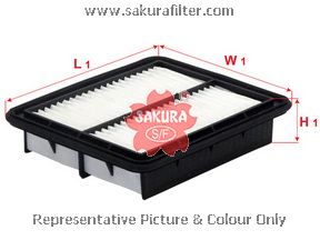 A1079 SAKURA Фильтр воздушный MITSUBISHI PAJERO 96-