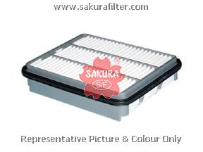 A1174 SAKURA Фильтр воздушный квадратный TOYOTA LAND CRUISER 100 Sakura
