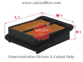A1661 SAKURA Фильтр воздушный HONDA JAZZ 02-08 1.5