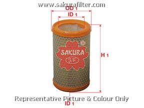 A2527 SAKURA Фильтр воздушный