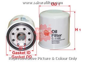 C1109 SAKURA Фильтр масляный C1109 Sakura