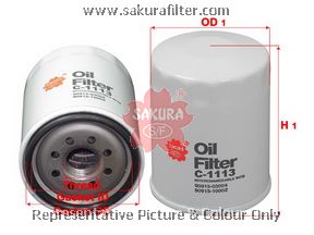 C1113 SAKURA Фильтр масляный C1113 Sakura