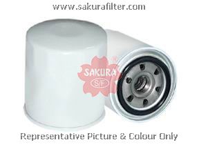 C1118 SAKURA Фильтр масляный TOYOTA AVENSIS/CARINA E -08 2.0 DIESEL