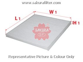 CA29080 SAKURA Фильтр салона Solaris1/Rio3 CA29080 Sakura