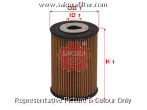 EO1801 SAKURA Фильтр масляный RENAULT/OPEL/Nissan 3.0 DIESEL