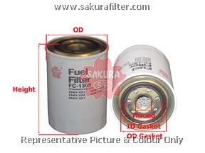 FC1305 SAKURA Фильтр топливный /SAFC-608/