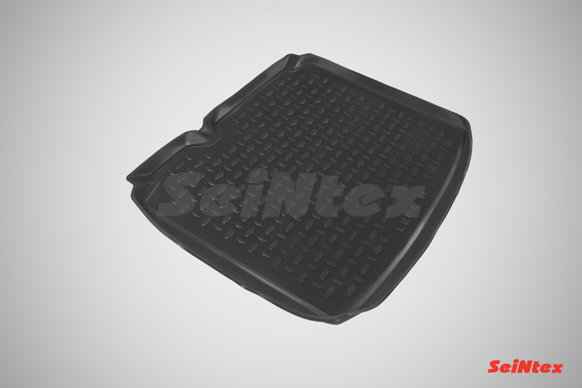 87244 SEINTEX Коврик в багаж. Seat Leon 2 (полимерн.) (шт)