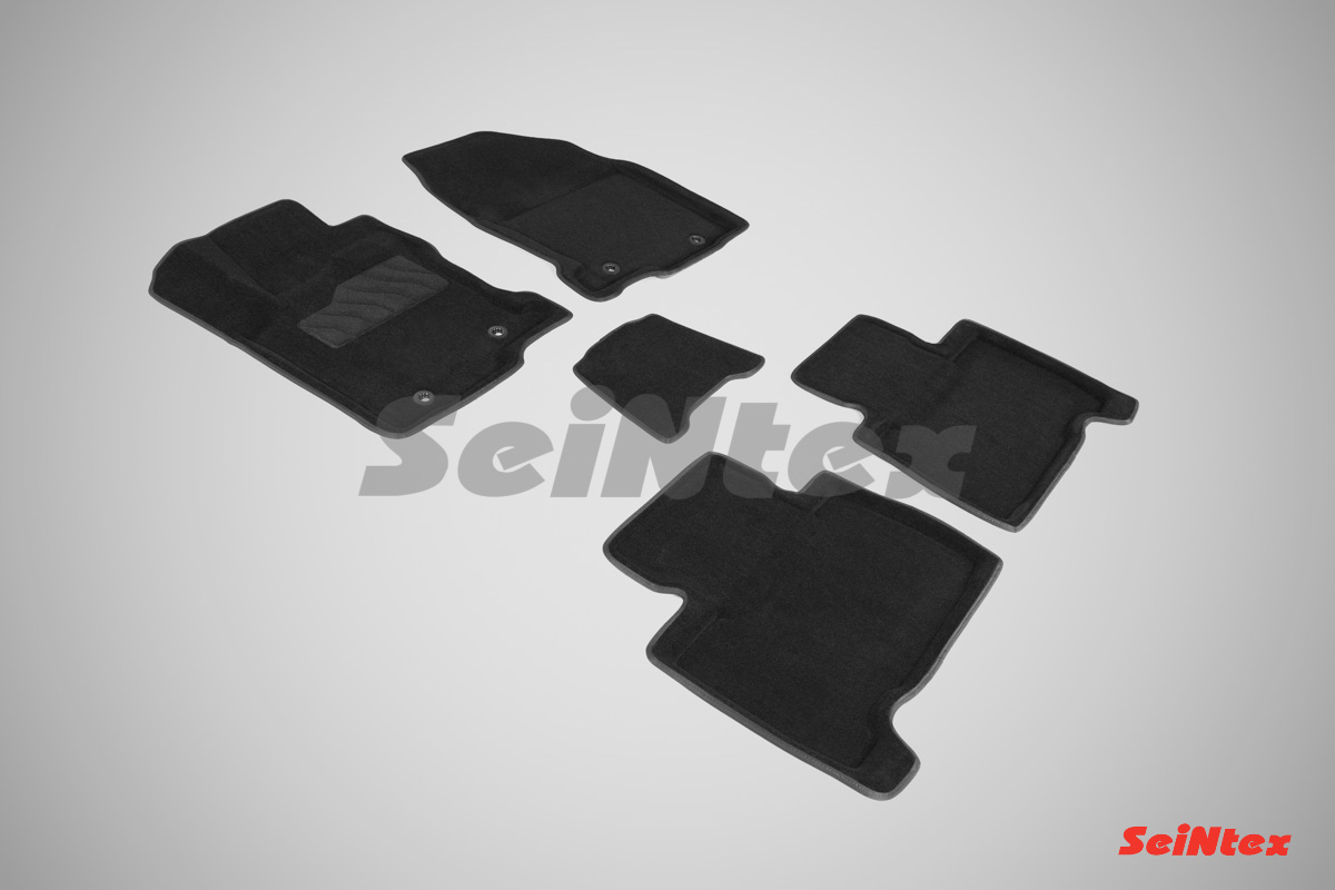 87423 SEINTEX Комплект ковриков 3D LEXUS NX черные (компл)