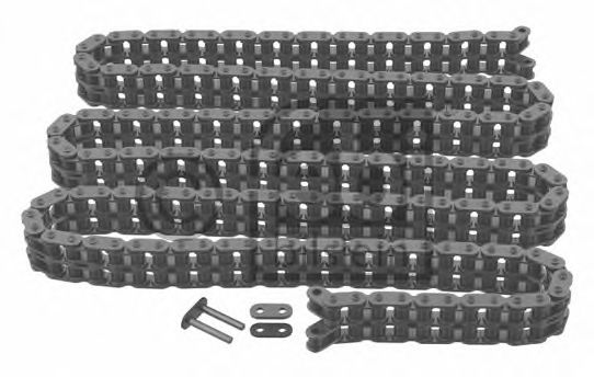 25207 FEBI Цепь mer w202/w203/w2 08/w209/c219 /w210/w211// w140 m104/m112/m1 13 (распредвала /2-х рядная)