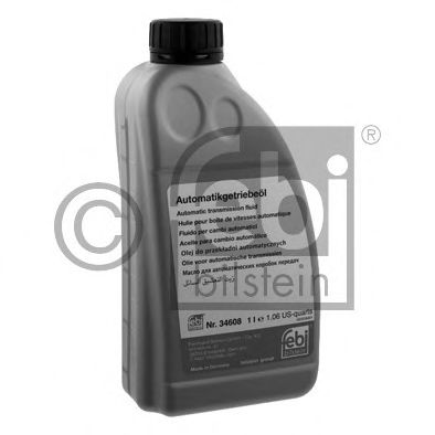 34608 FEBI Масло трансмиссионное FEBI ATF 34608 1 л BMW ATF 2 WSS-M2C938-A Jaguar Fluid 8432 (желтый)