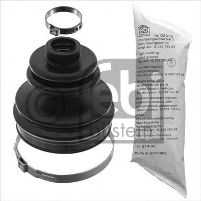 38331 FEBI Пыльник шруса audi a4a6vw g3g4passatsharanskoda superb 91- 05 внутр.