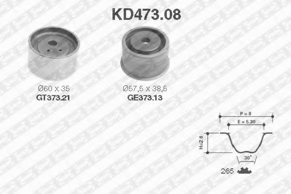 KD47308 SNR-NTN    MITS Pajero 3.5.GDi