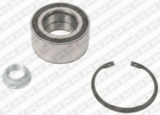 R15033 SNR-NTN Подшипник ступицы передней (с ABS, 45x49x90) BMW с гайкой и стопором R15033 SNR-NTN