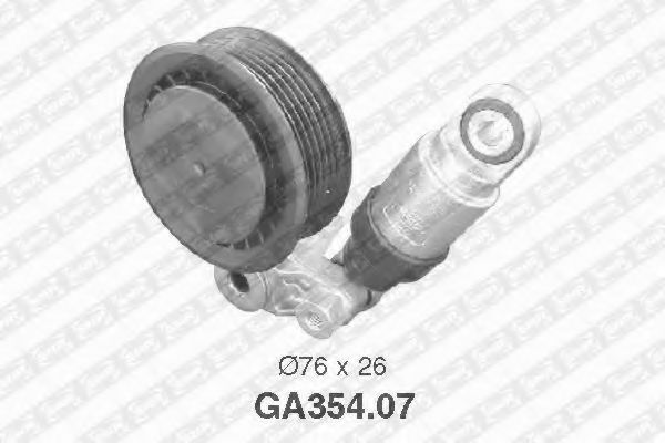 GA35407 SNR-NTN Натяжитель ремня VW CRAFTER 06- приводного 2.5 DIESEL