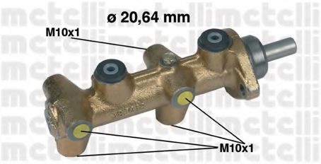 050040 METELLI Главный тормозной цилиндр