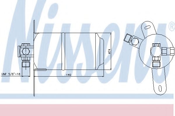 95184 NISSENS осушитель кондиционера