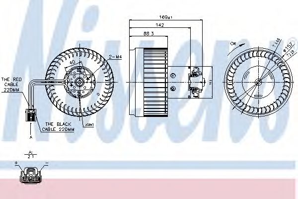 87036 NISSENS Вентилятор