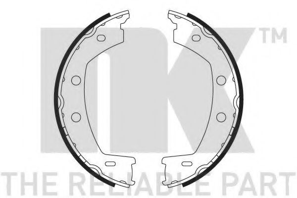 2740768 NK Колодки ст.торм.LAND ROVER FREELANDER 2.23.2 6-