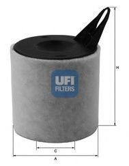 2759500 UFI фильтр воздушный двигателя