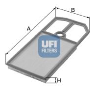3012400 UFI Фильтр воздушный