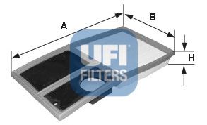 3034200 UFI seat alteacordobaibiza, skoda fabiaroomster, vw golfpolo 1.41.6 5>