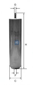 3185100 UFI 55x36x8x25,5 bmw e87e46e9e6e65x3x5 2.-4.d 3>