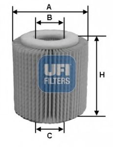 2515000 UFI фильтр масляный