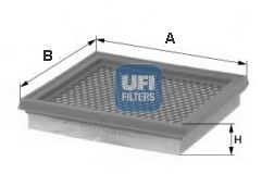 3054400 UFI Фильтр воздушный chrysler 300c 3.0cdr 05