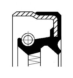 01031878B CORTECO Сальник VAG 99- дифференциала (50x65x8)
