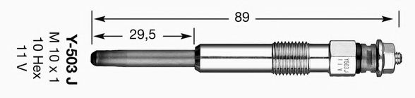 1009 NGK Свеча накала D-Power 1 Y-53J