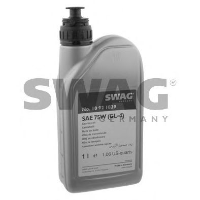 10921829 SWAG Масло трансмиссионное VAG МКПП SAE75W (жёлтое) 1L