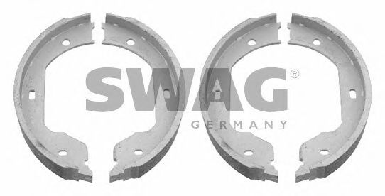 20923851 SWAG Колодки торм.бараб.ручн.торм.[ BMW E606165665383