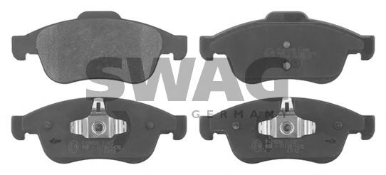 60916783 SWAG Комплект тормозных колодок, дисковый тормоз