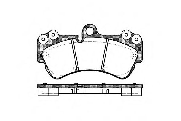 099400 REMSA Колодки тормозные VW TOUAREG -10 3.2-6.0/2.5-3.0 DIESEL перед.