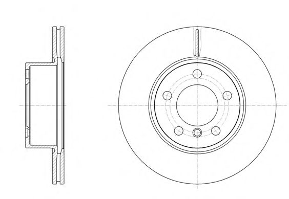 6144910 REMSA Диск тормозной BMW 1(F20)/3(F30)/4(F32) 11- перед.вент.
